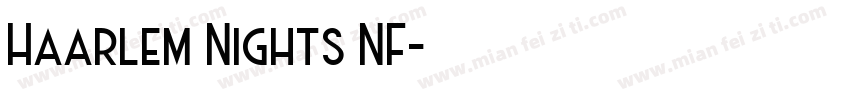 Haarlem Nights NF字体转换
